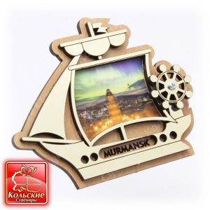 5163 Магнит "Кораблик" 9*7,5*1,2 см