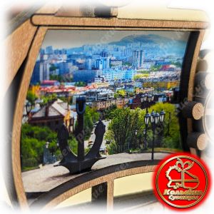 5302 Миниатюра "Кораблик с частицей Кольской земли" 13,7*8*3,3 см